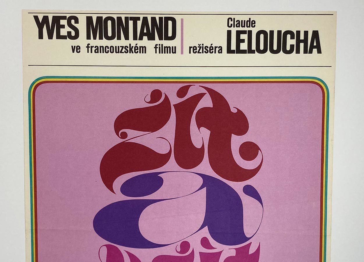Movie Poster, Live For Life, Zdeněk Kaplan, 1969 photo furniture