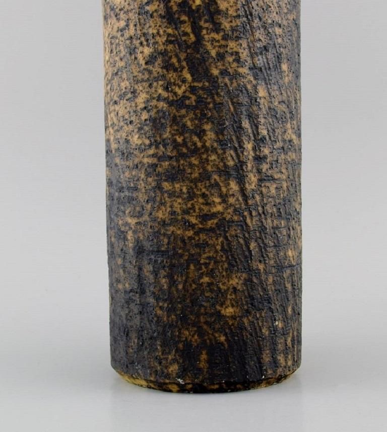 Pieter Groeneveldt, Dutch Ceramicist, Cylindrical Unique Vase photo vinterior