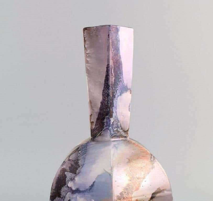 Arabia, Finland, Art Deco Vase In Glazed Faience, 1920s/30s photo vinterior