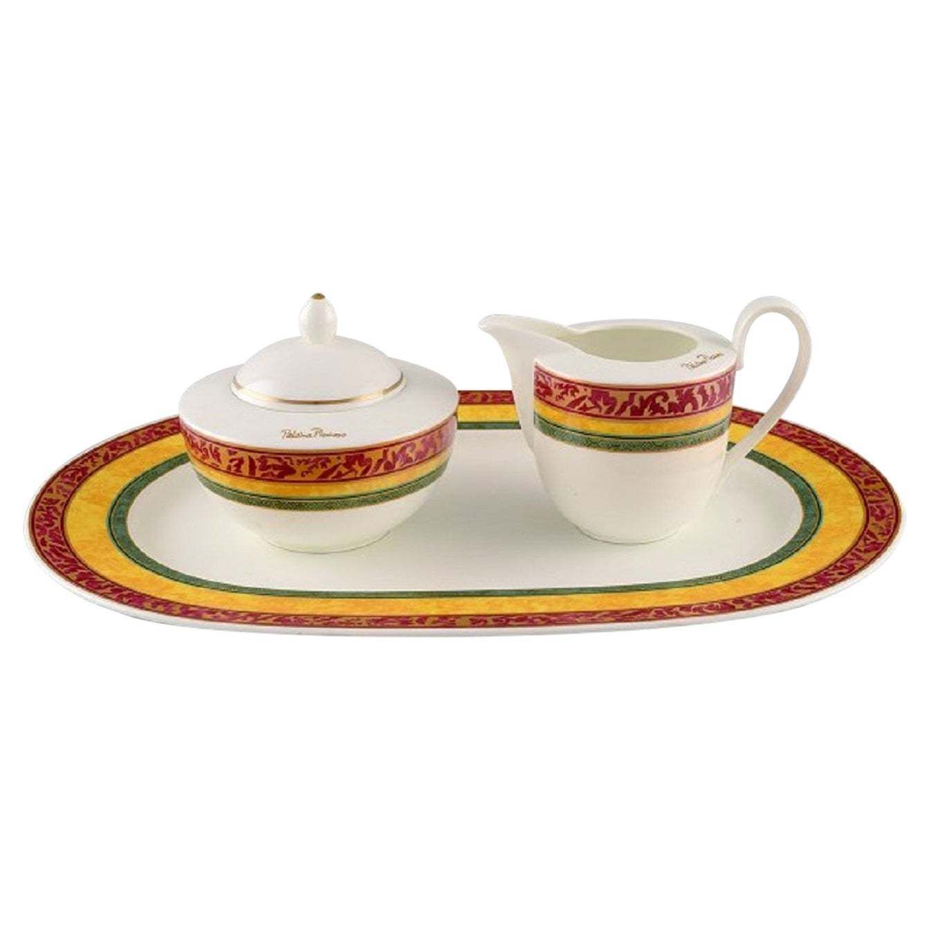Paloma Picasso For Villeroy & Boch, "My Way" Porcelain Sugar Cream Set