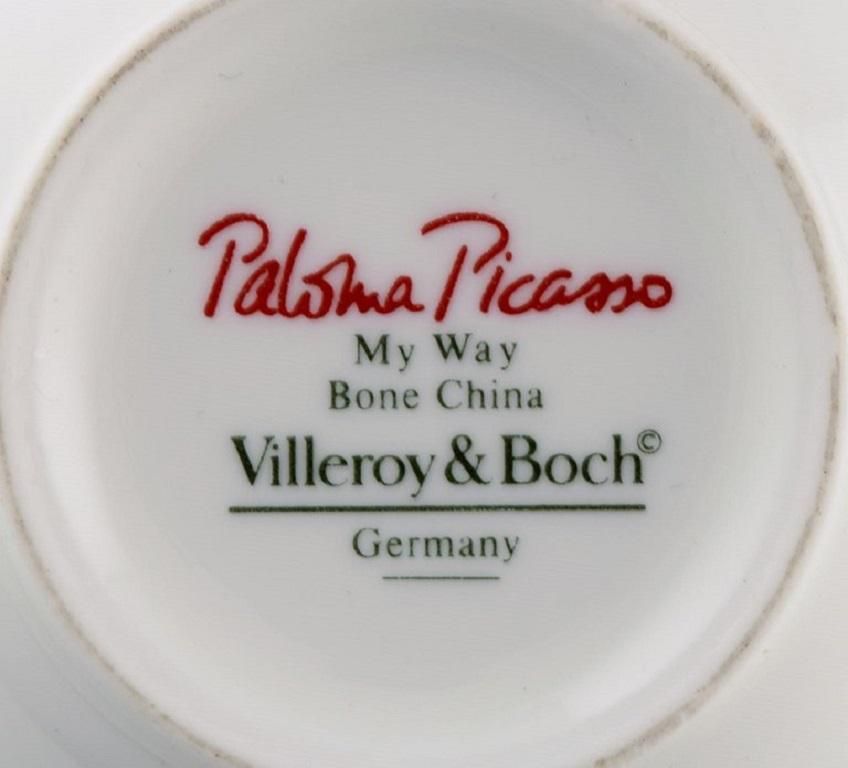 Paloma Picasso For Villeroy & Boch, "My Way" Porcelain Sugar Cream Set photo 298.0