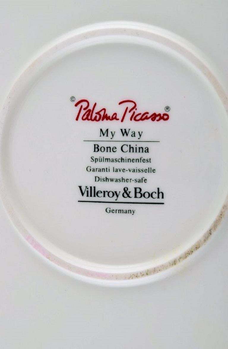 Paloma Picasso For Villeroy & Boch, Large "My Way" Serving Tray In Porcelain photo Home Decor