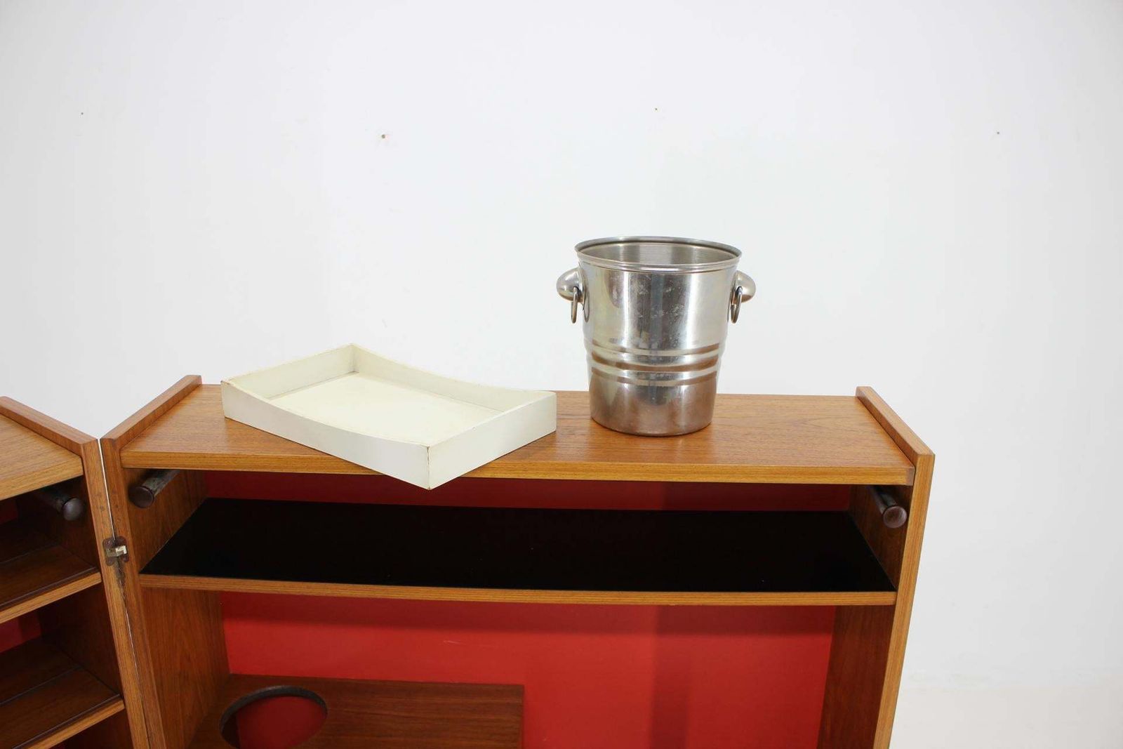 photo buy 1960s Johannes Andersen Rare Teak Folding Bar Cabinet ,Denmark