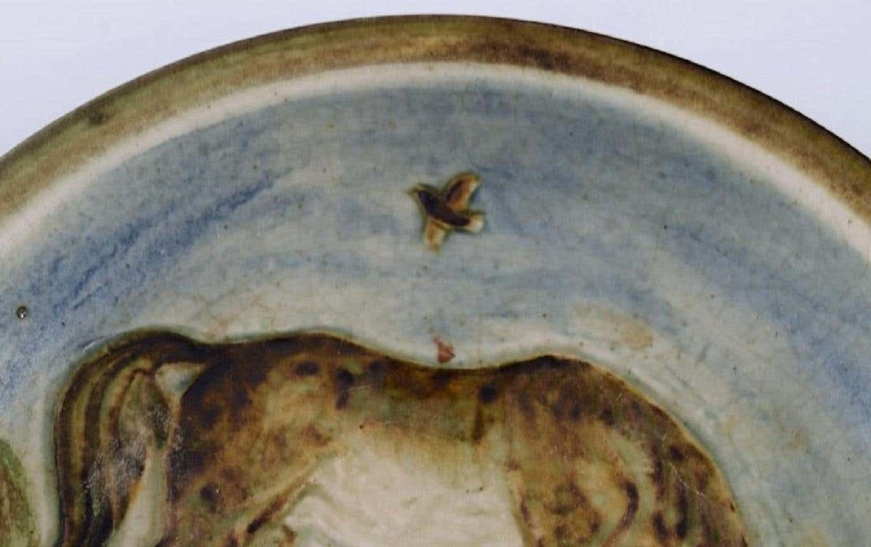 Knud Kyhn For Royal Copenhagen, Bowl / Dish In Ceramics, Mare And Foal photo Home Decor