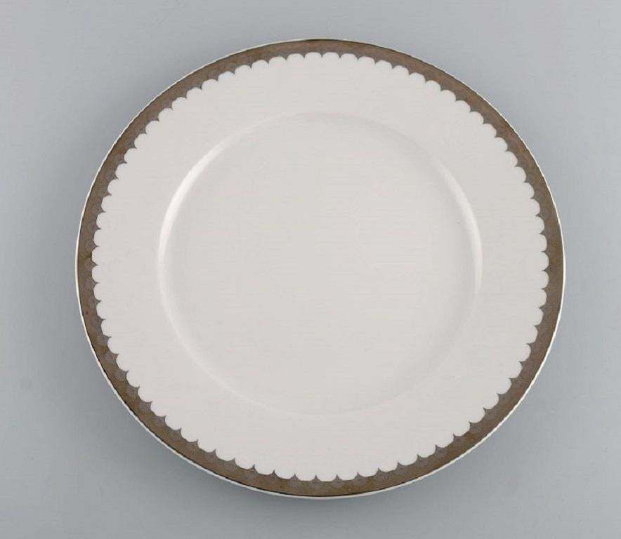 Sigvard Bernadotte For Christineholm, Twelve Large Dinner Plates In Porcelain photo furniture