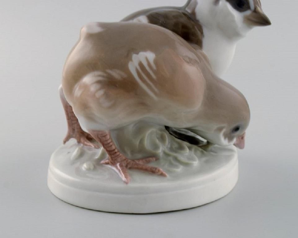 Rare Bing & Grøndahl Porcelain Figure, Two Birds, Model Number 1778 photo buy