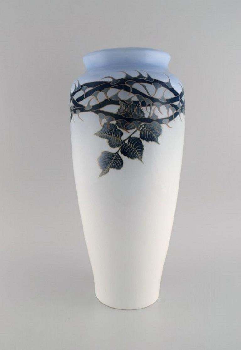 Bertha Nathanielsen For Royal Copenhagen, Large Unique Art Nouveau Vase photo for sale