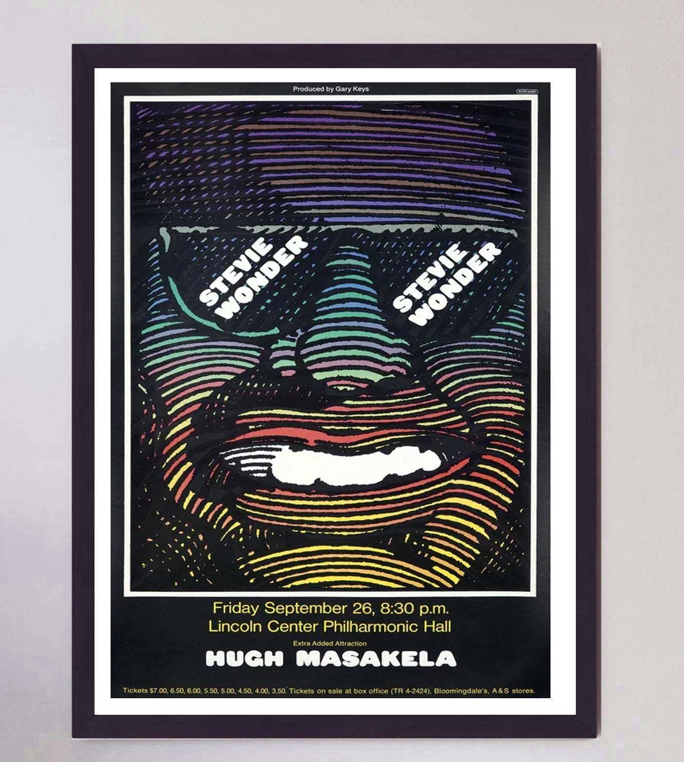 Stevie Wonder   Lincoln Center Original Vintage Poster photo furniture
