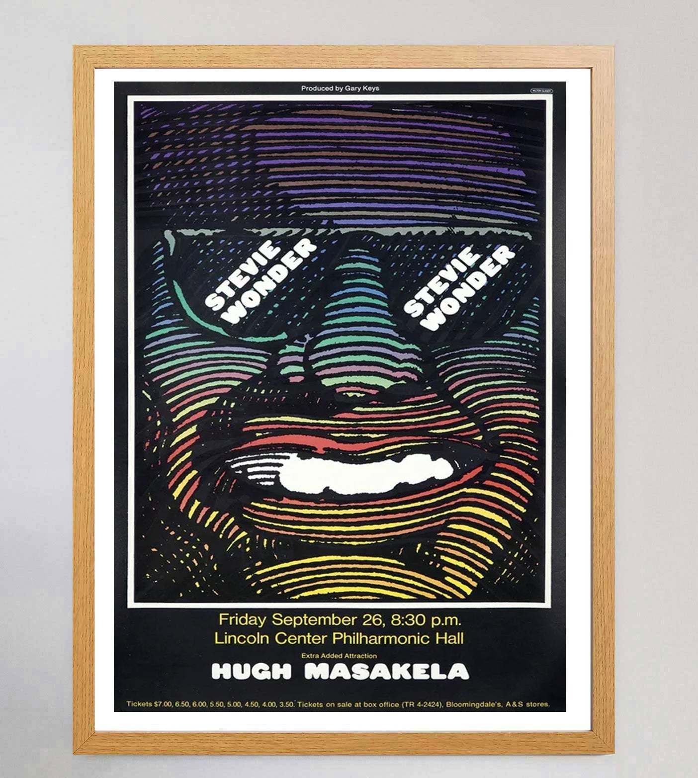 Stevie Wonder   Lincoln Center Original Vintage Poster photo Art