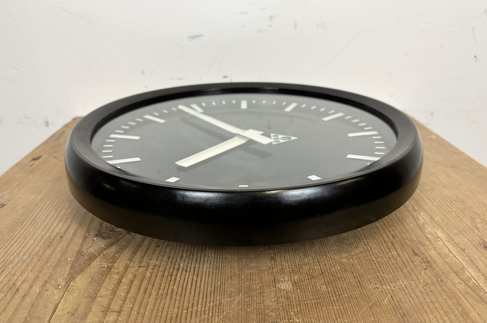 photo furniture Industrial Bakelite Factory Wall Clock From Pragotron, 1970s, 2x
