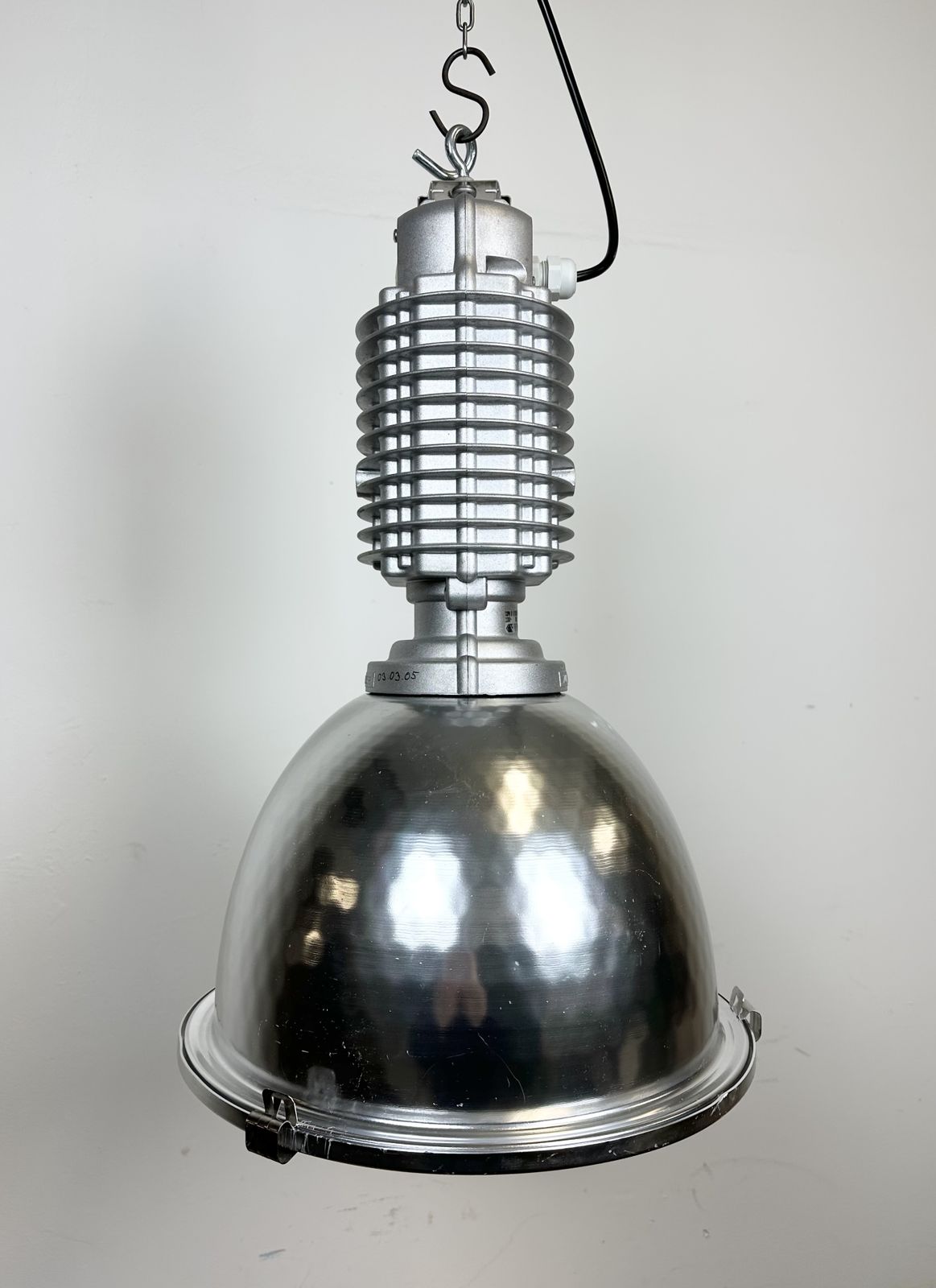 Industrial Pendant Lamp With Glass Cover By Charles Keller For Zumtobel, 1990s, 35x photo Lighting