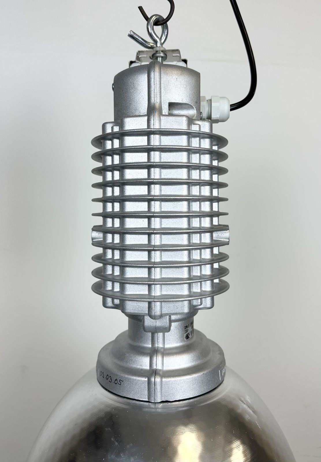 Lighting Industrial Pendant Lamp With Glass Cover By Charles Keller For Zumtobel, 1990s, 35x photo