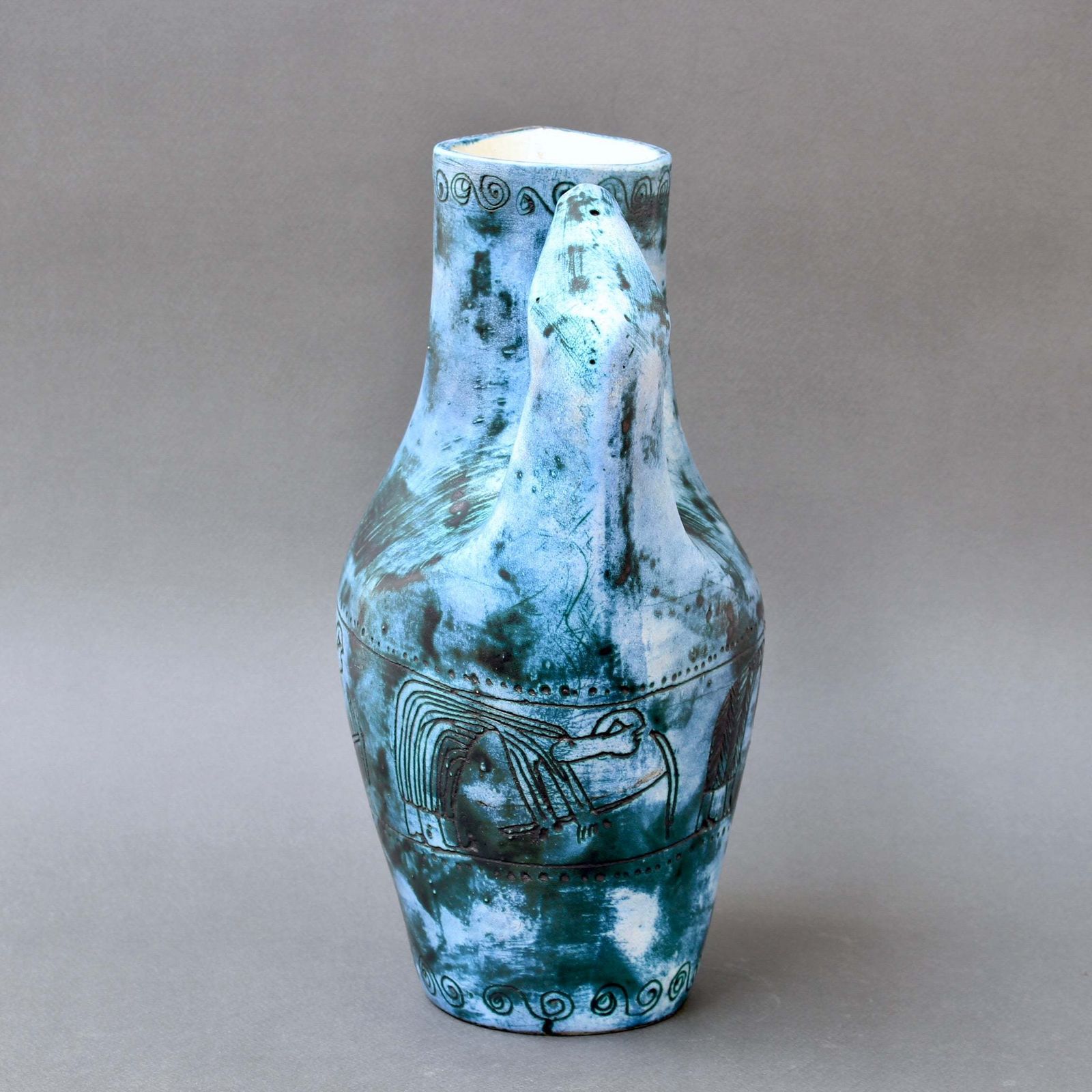 Mid Century French Decorative Pitcher / Vase By Jacques Blin (Circa 1950s) photo furniture