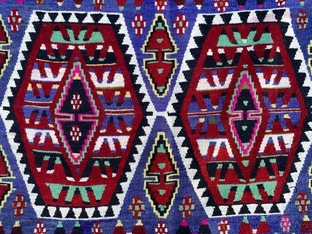 photo furniture Large Vintage Turkish Kilim Rug Wool Kelim
