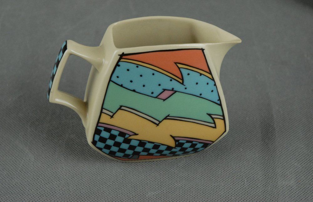 German Flash Tea Set By Dorothy Hafner For Rosenthal, 1980s, Set Of 7 photo buy