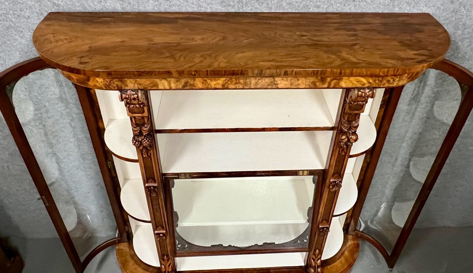 Pair Of Exhibition Quality Burr Walnut Cabinets photo buy