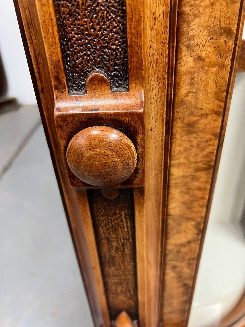 Furniture Pair Of Exhibition Quality Burr Walnut Cabinets photo
