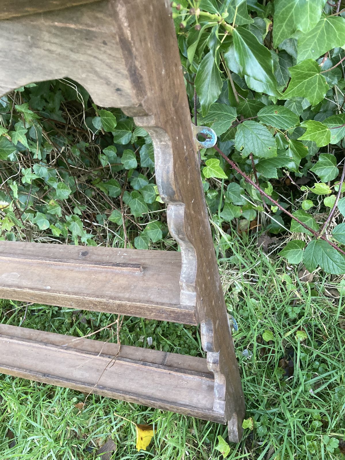 Rustic Victorian Oak Plate Rack photo buy
