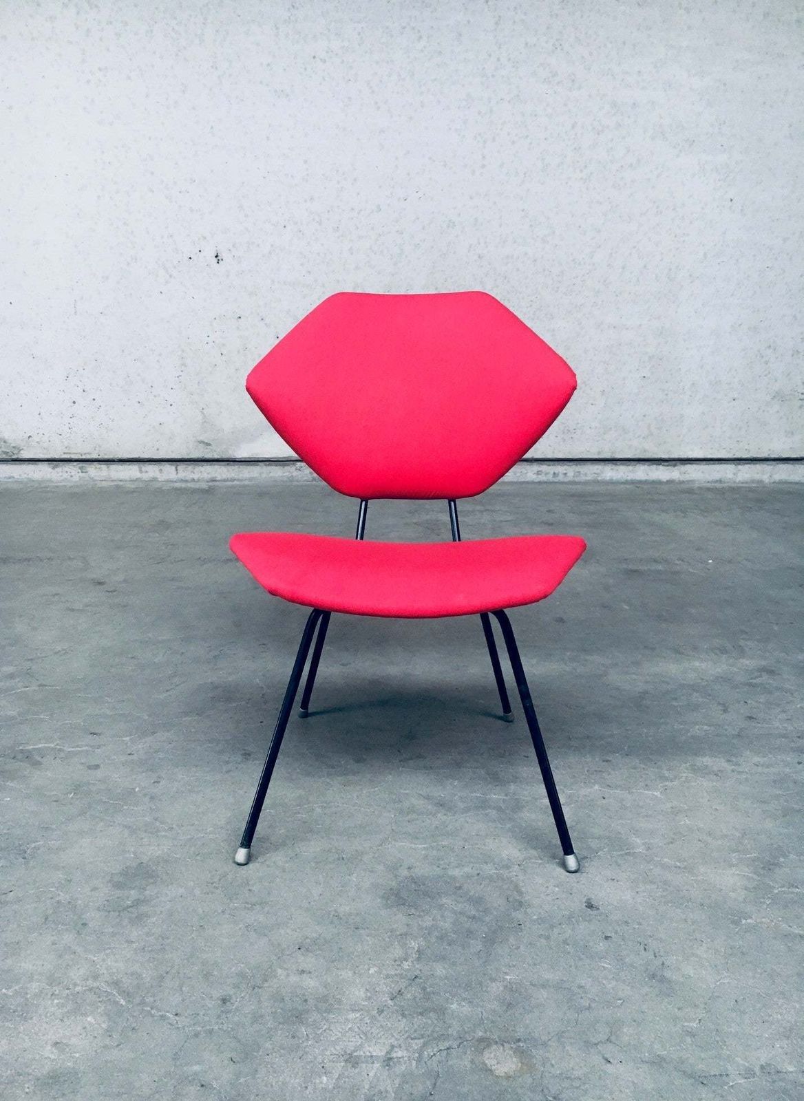 photo buy Midcentury Modern Design Low Side Chair Set Italy 1950s