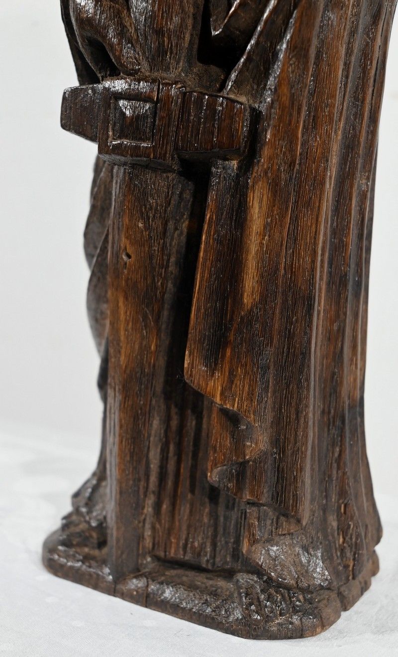 photo furniture Oak Statue Of Saint Paul Mid 19th Century