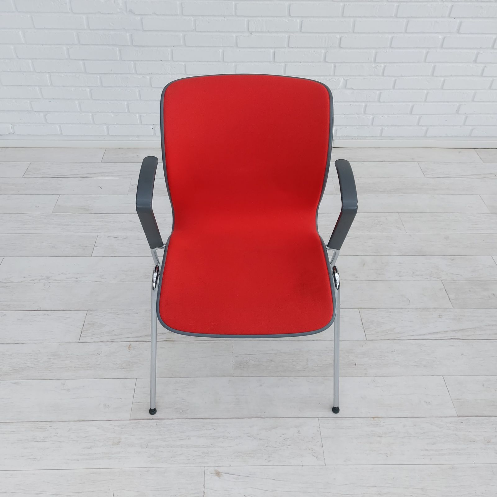photo vintage Jaren 1990, Deens Design Van Alfred Homann, Set Van Zes "Ensemble" Stoelen, Goede Staat
