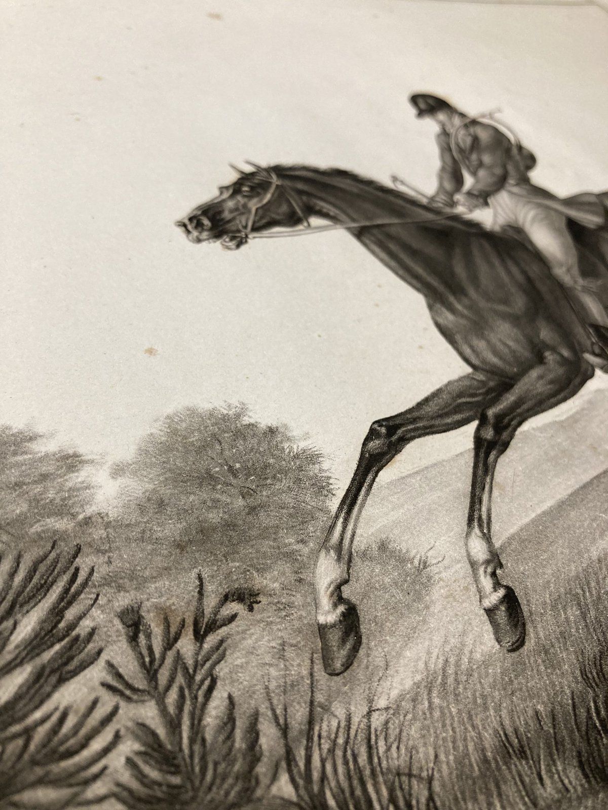 Deuxieme Suite De Chevaux Carle Horace 1830 Vernet Lithography No 15 photo 194.0