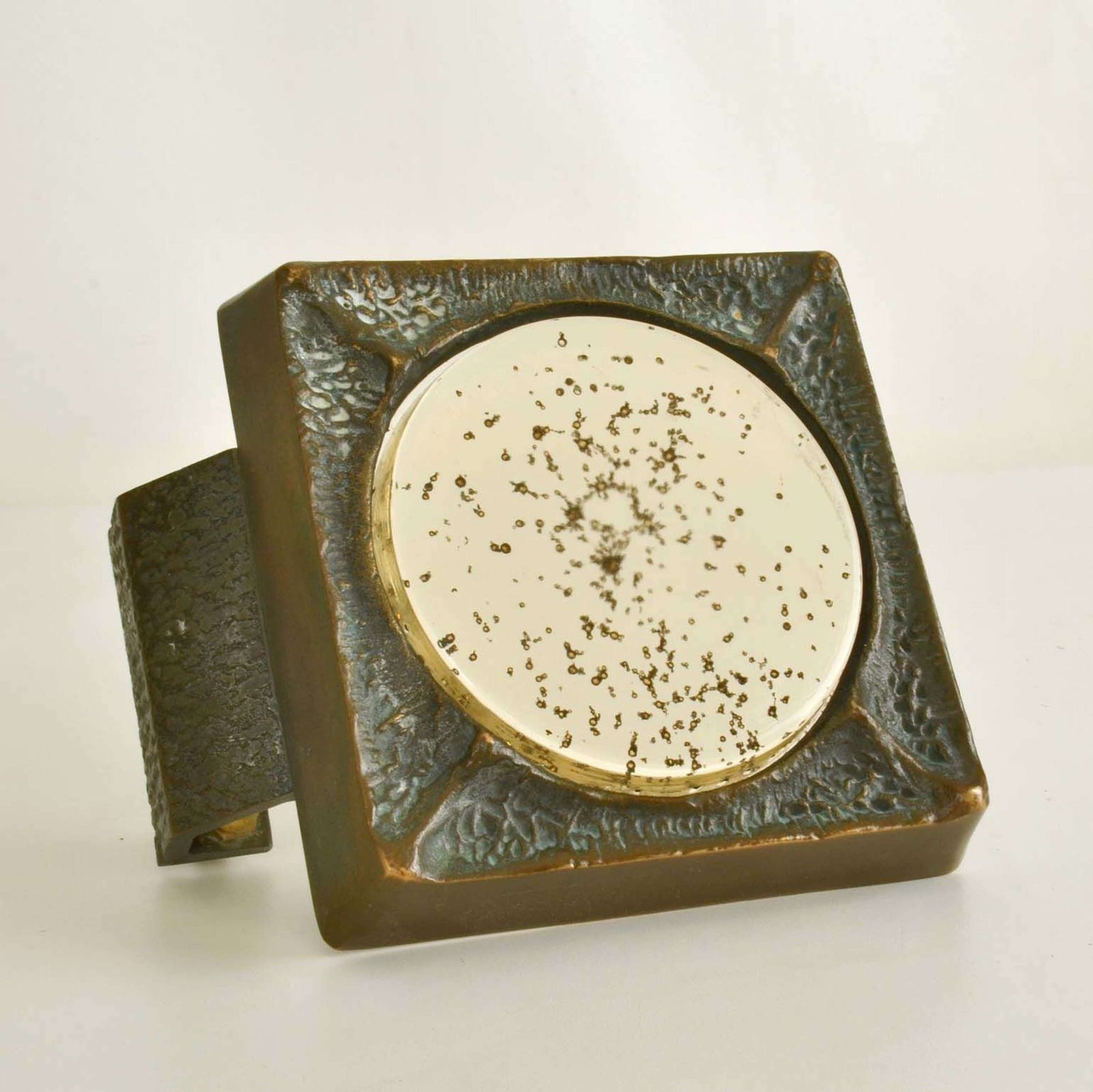 Bronze And Glass Square Push Pull Door Handle photo furniture