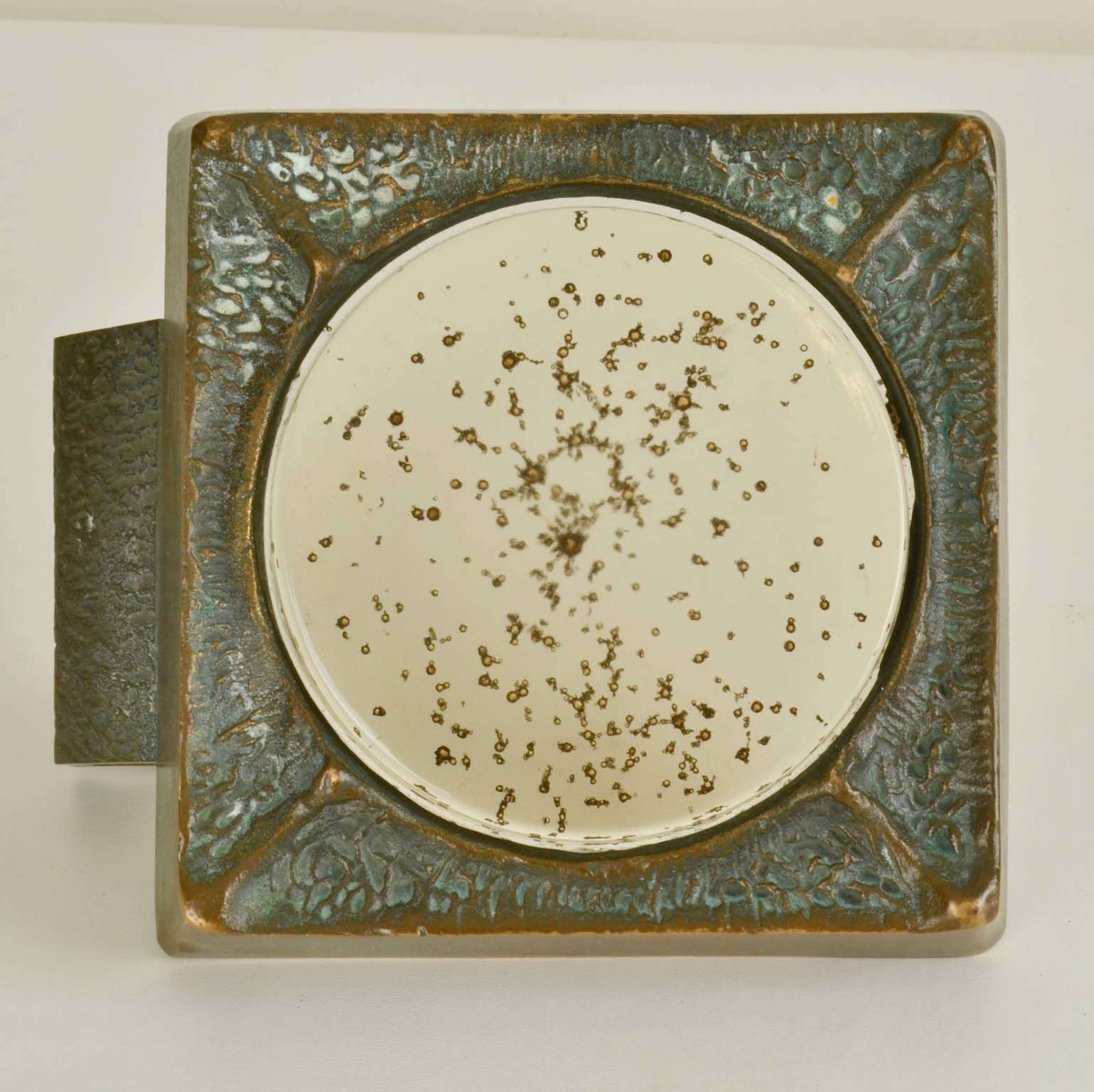 Bronze And Glass Square Push Pull Door Handle photo for sale