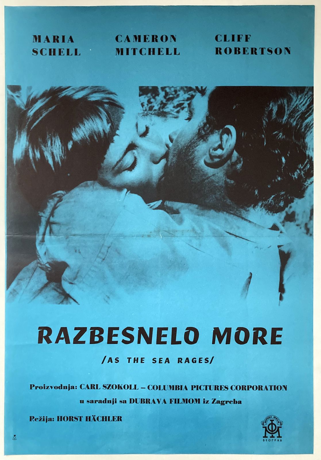 Unique Original Movie Poster Raubfischer In Hellas Horst Hachler Schell 1959
