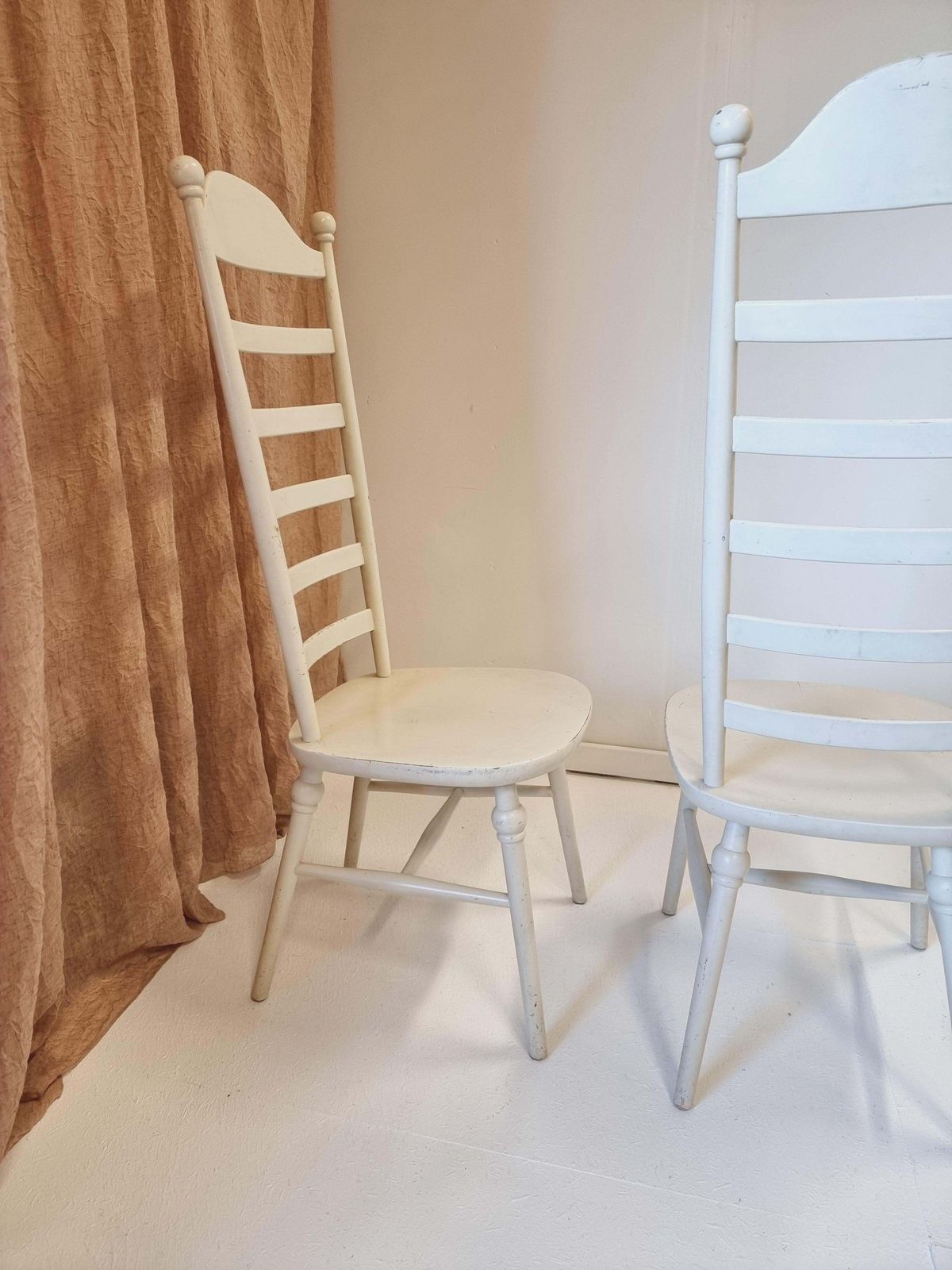 photo for sale Lillemor Mannerheim, High Back "Mona" Chairs, 6 Pcs, Nesto, Scandinavian Modern