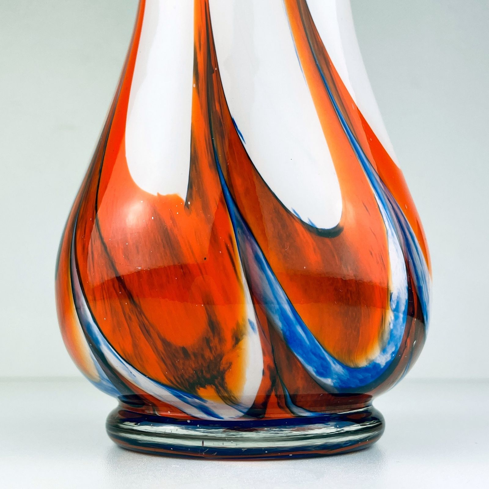 Murano Glass Hand Cut Vase By Carlo Moretti Italy 1970s photo furniture