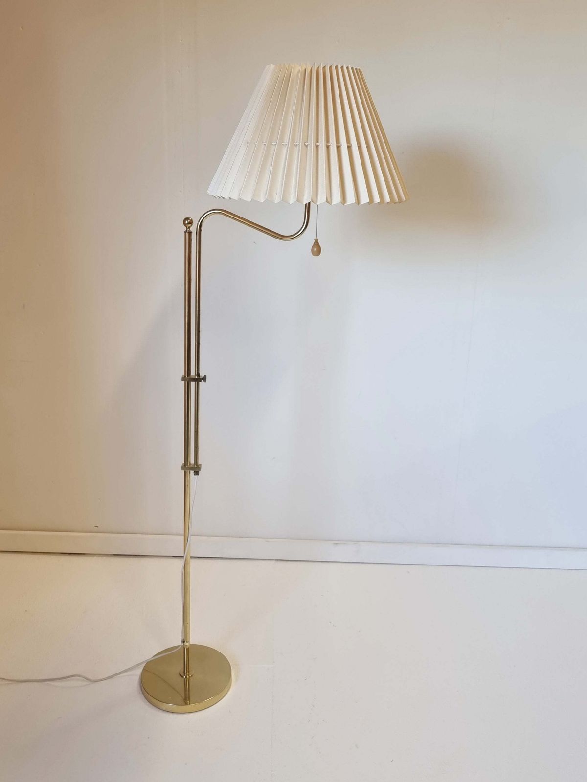 Bergboms, Adjustable Floor Lamp G 132 In Brass, Scandinavian / Midcentury Modern