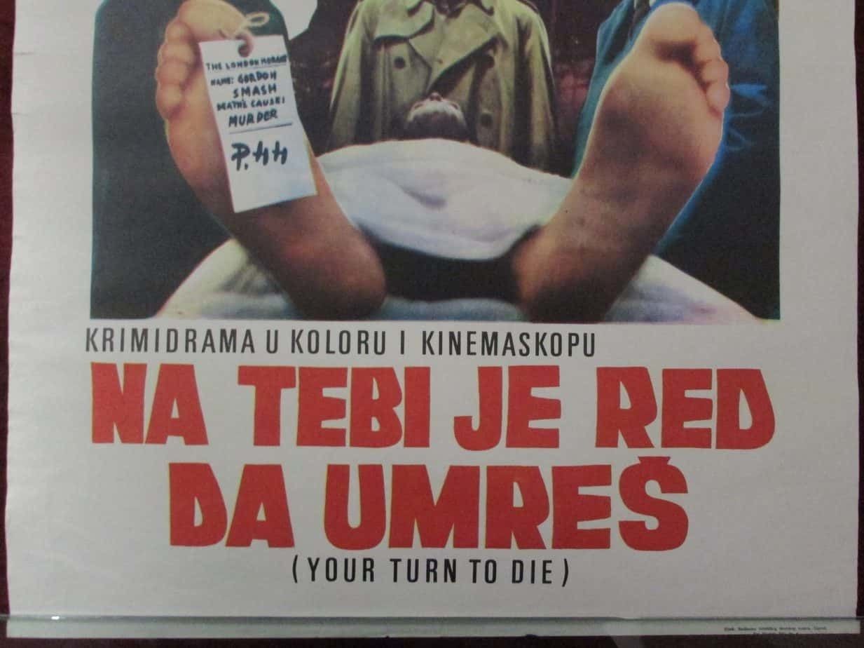 Your Turn To Die Poster Vintage Movie 1967 Lupo photo for sale