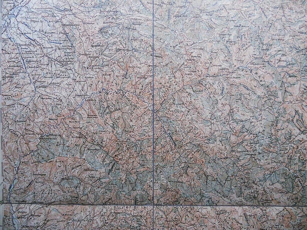 Original Military Topographic Detailed Map East Macedonia Kratovo кратово Wwi photo Art