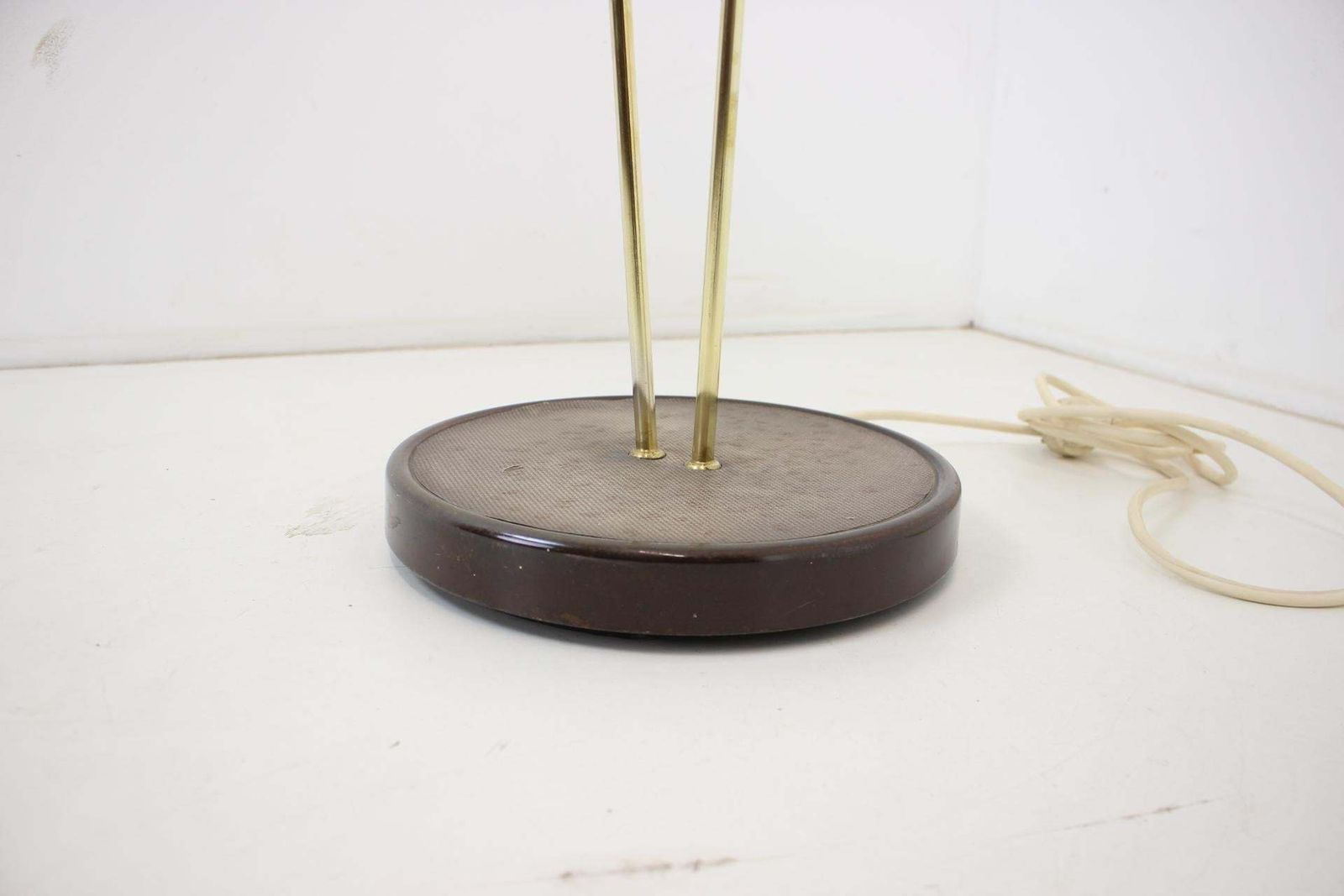 1960s Brass Floor Lamp Czechoslovakia photo Lighting