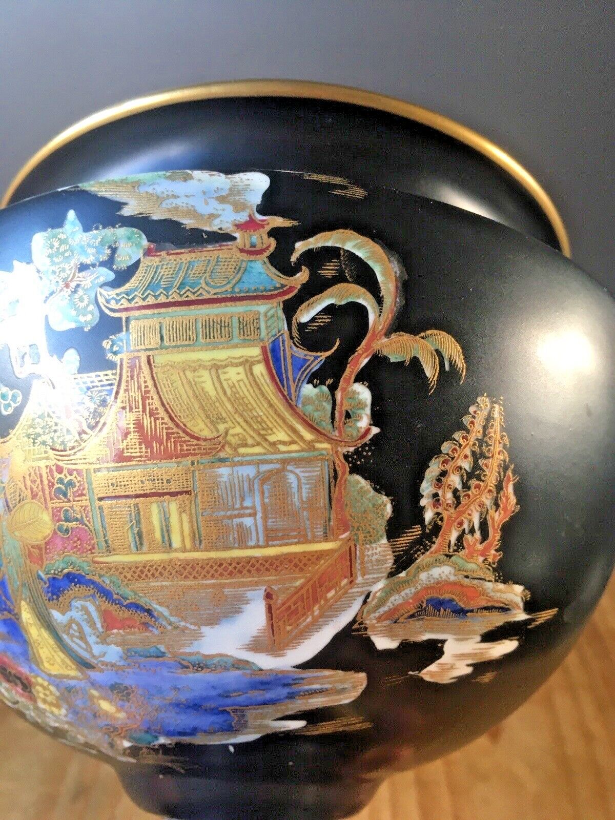 Antique W & R Carlton Ware Japonisme / Chinoiserie Geisha Girl Pedestal Urn Vase photo Home Decor