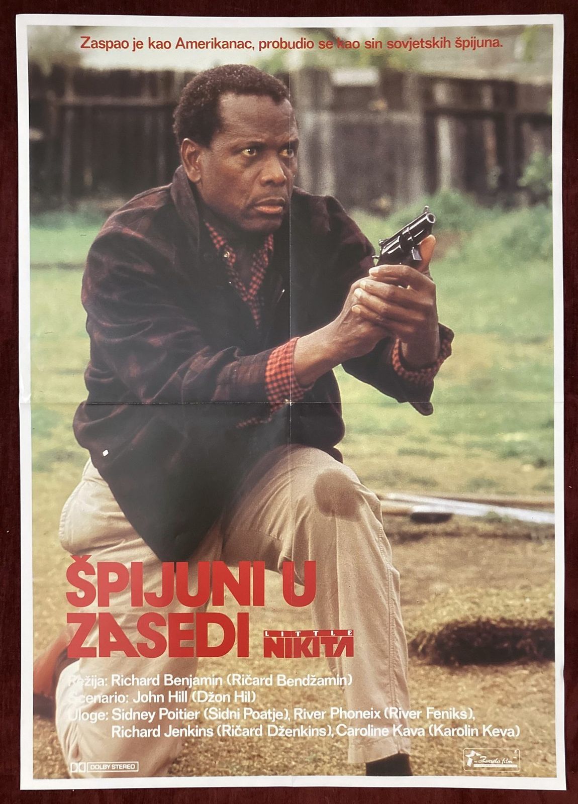 Original Movie Poster Little Nikita 1988 Richard Benjamin Sidney Poitier