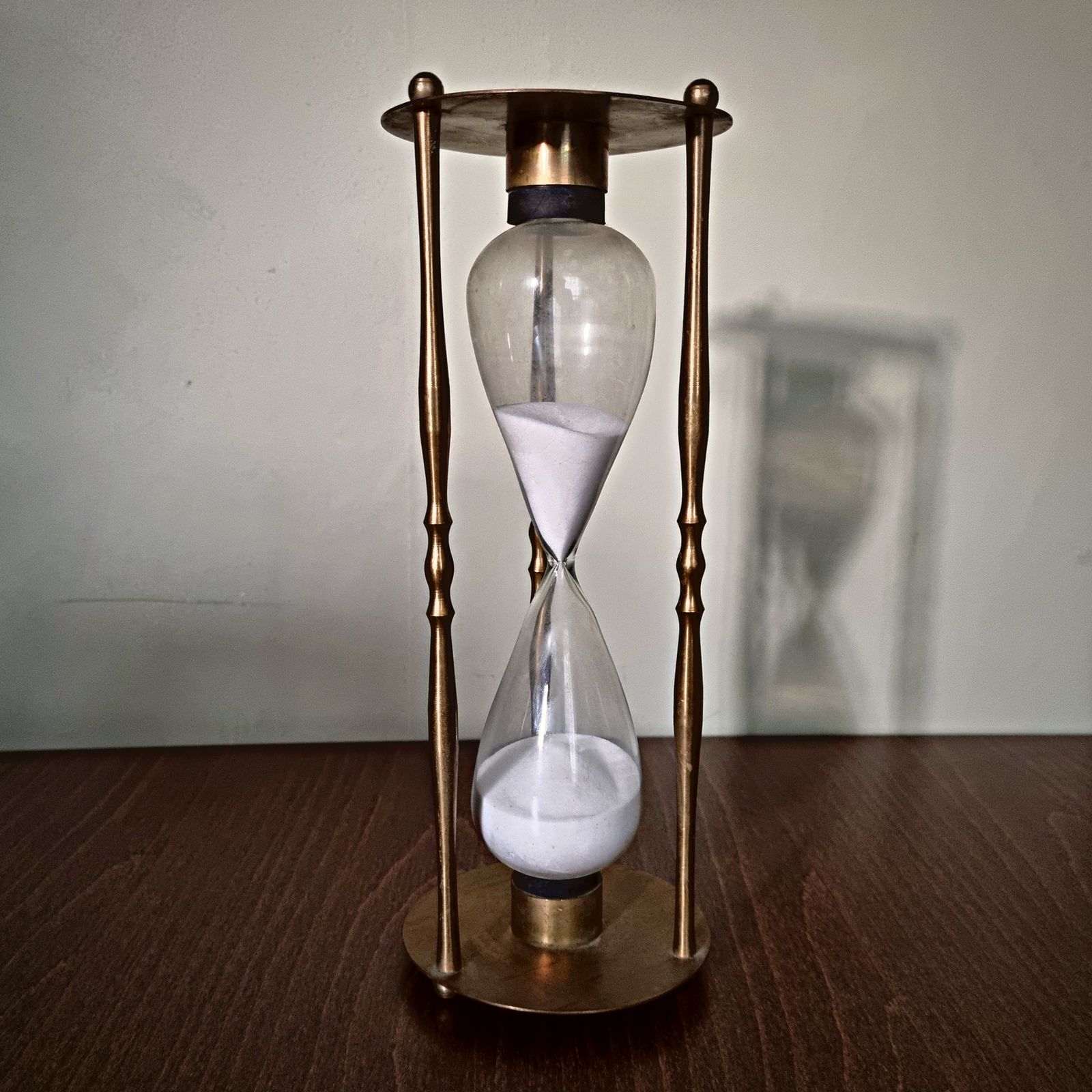 Antique Solid Brass Sand Clock