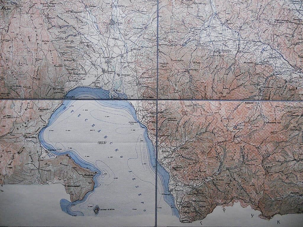 Original Military Topographic Detailed Map Macedonia Resen Resan Krusevo Wwi photo furniture