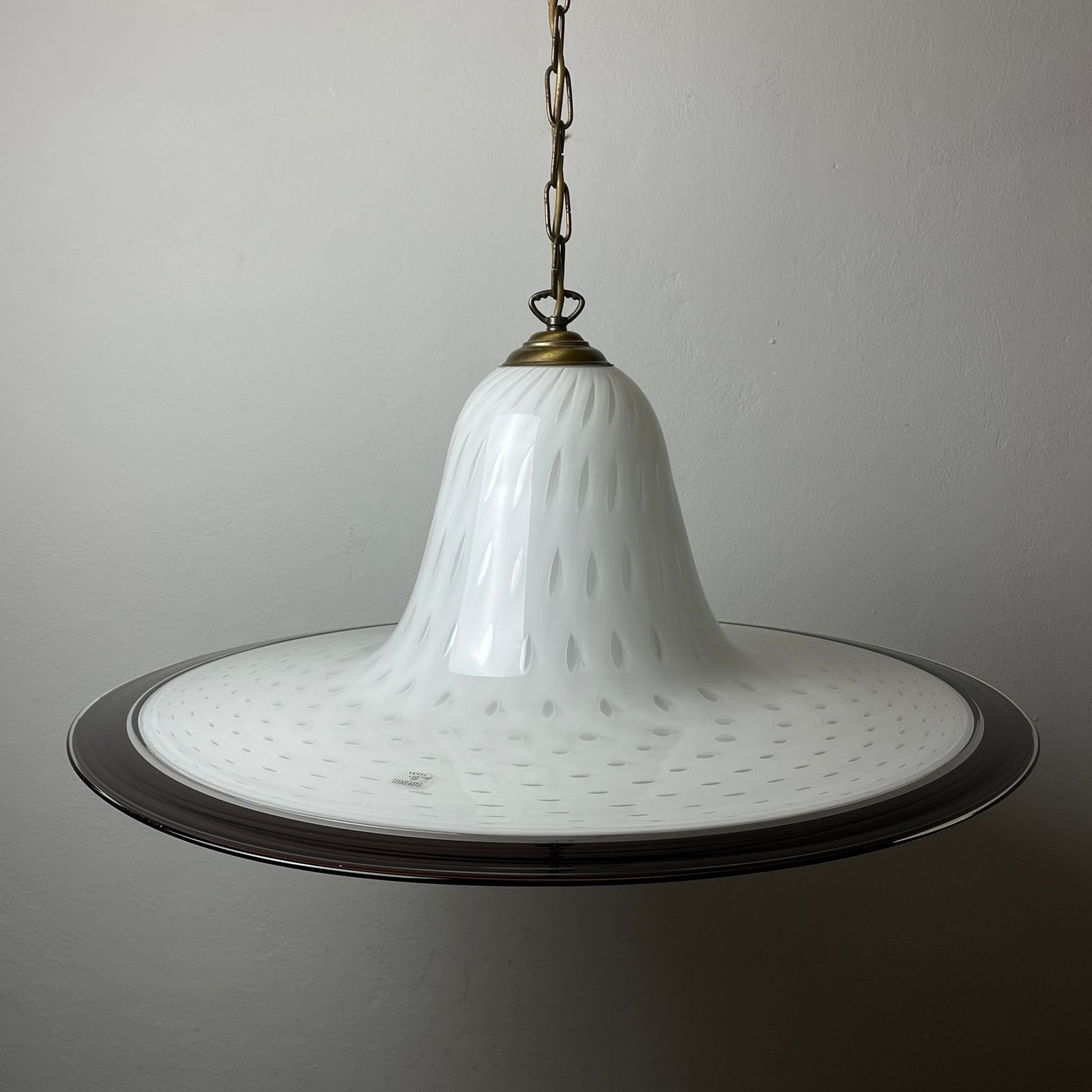 Vintage Murano Glass Pendant Lamp Vetri Murano 025 Italy 1970s photo 1280.0