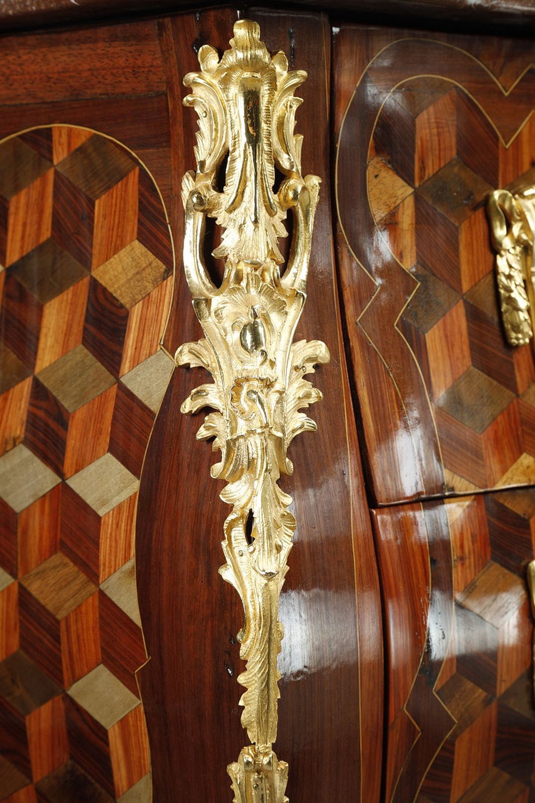 photo buy Chest Of Drawers In Rosewood Veneer With Oeben Marquetry, Louis XV Period