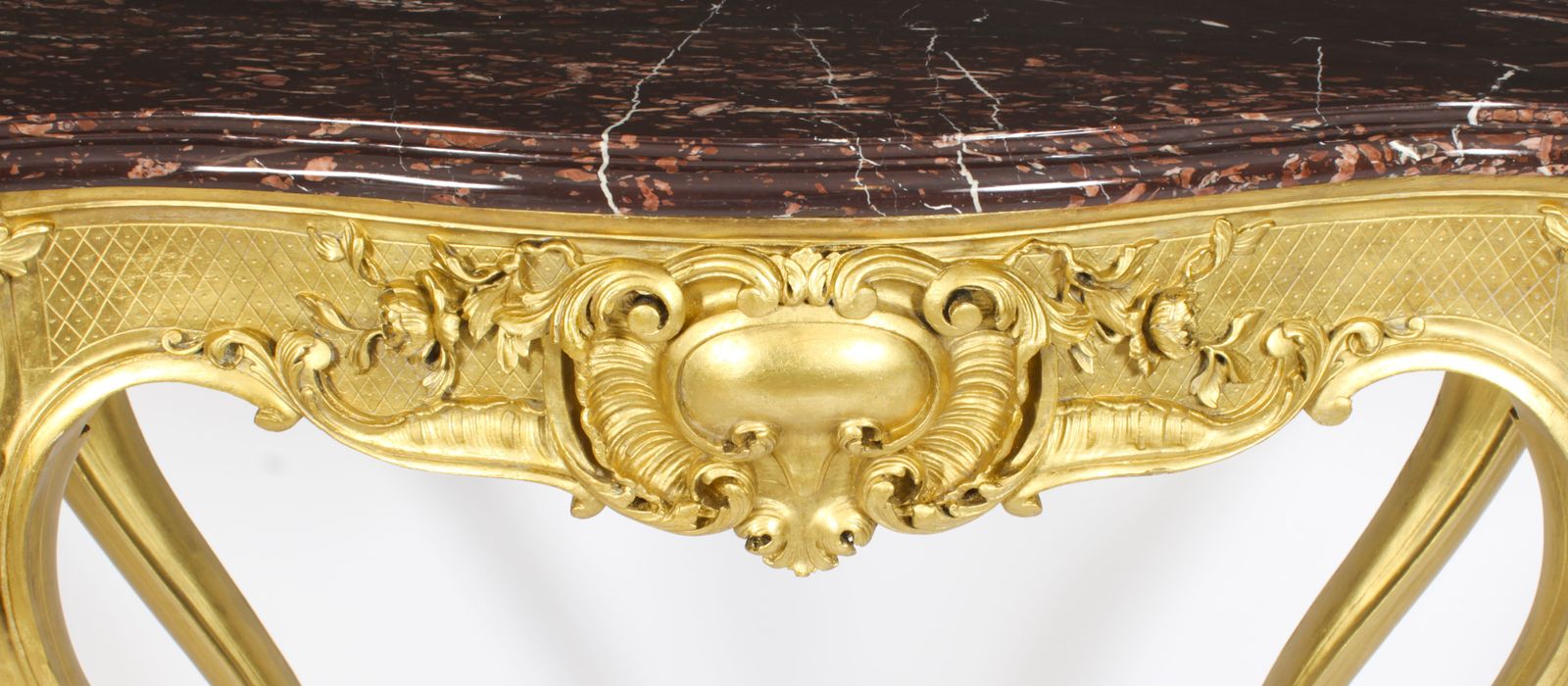 Antique Louis Revival Carved Giltwood Console Pier C.1830 19th C photo buy