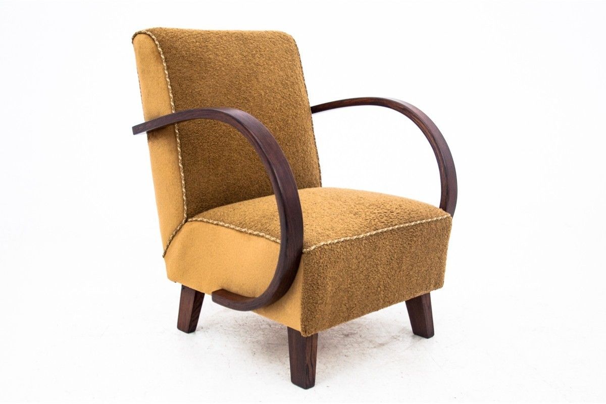 Art Deco Armchairs, Designed By J. Halabala, Czech Republic, 1930s. After Renovation. photo buy