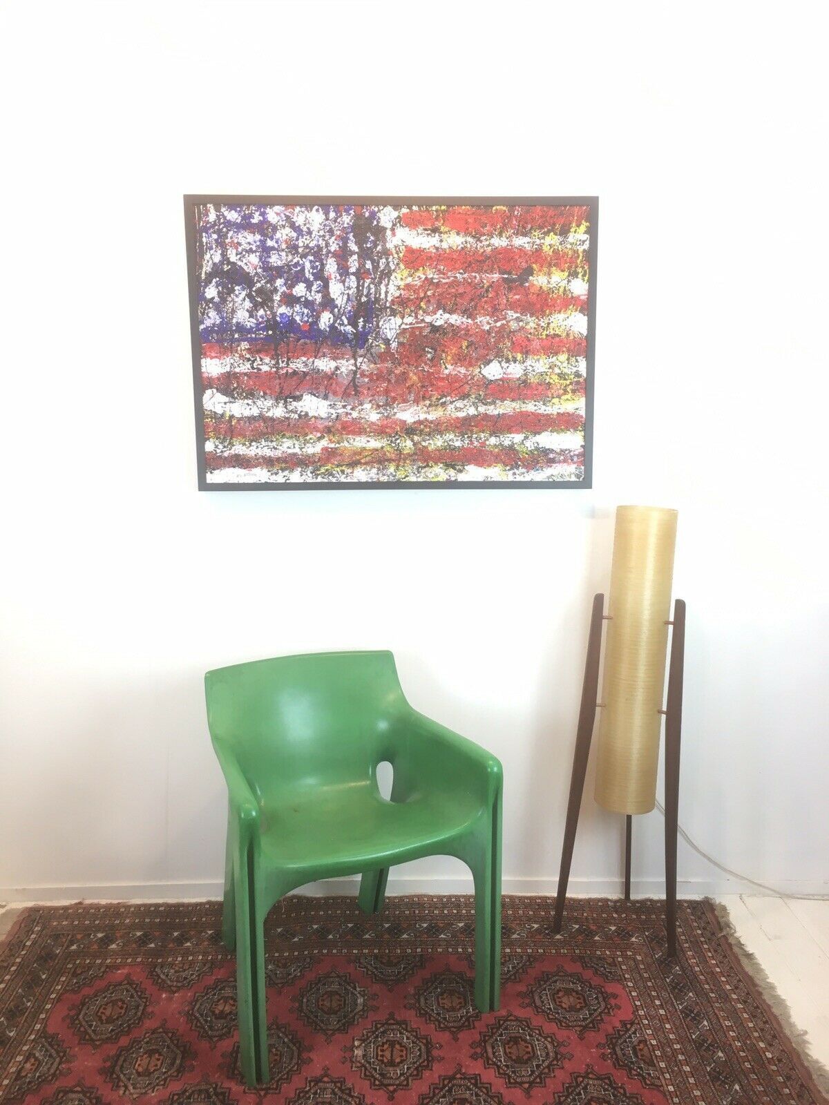 Original Art   Mixed Media On Canvas photo furniture