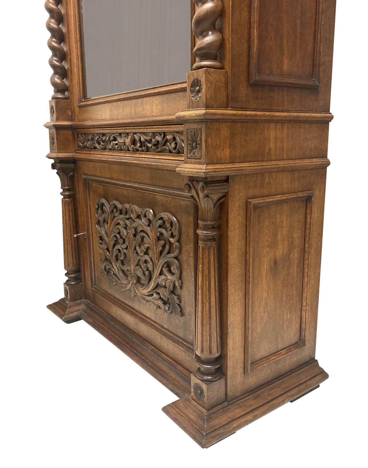 photo for sale An English XIX Century Gun Cabinet In The Romanesque Manner