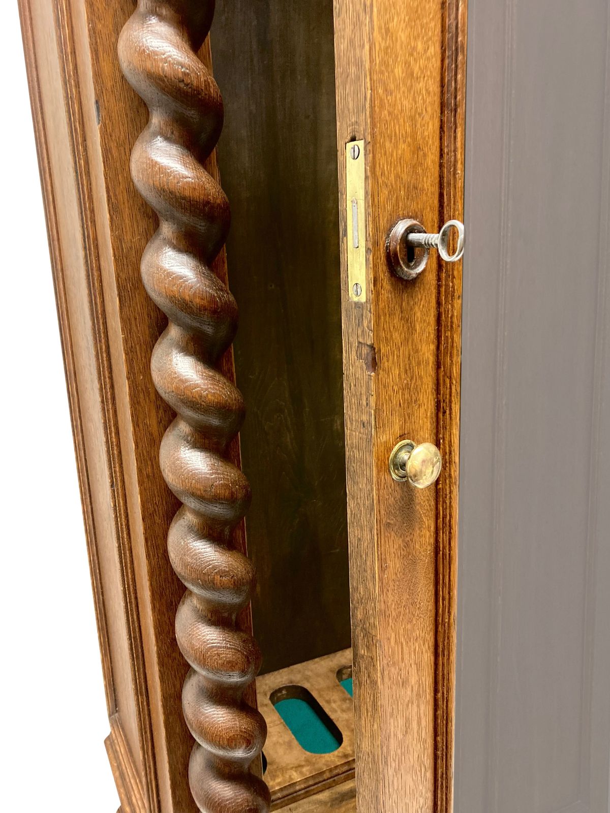 4484.0 An English XIX Century Gun Cabinet In The Romanesque Manner photo