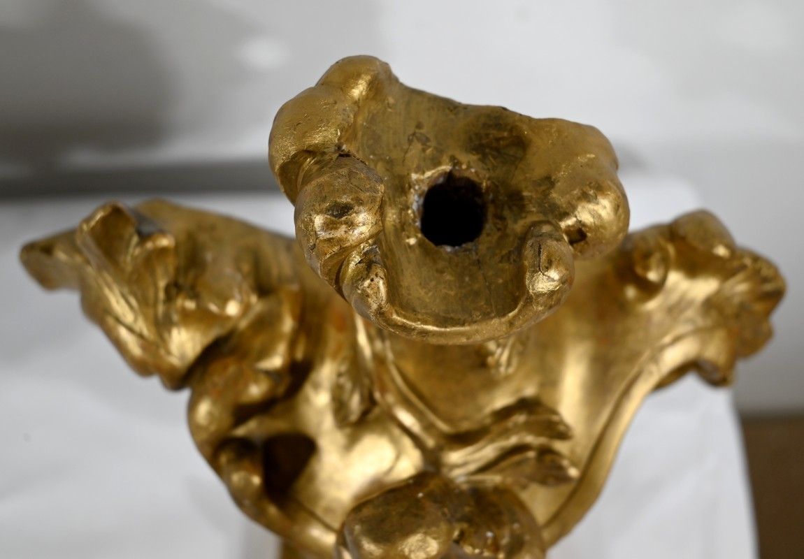 photo for sale Florentine Fire Pots In Golden Linden   Late 18th Century