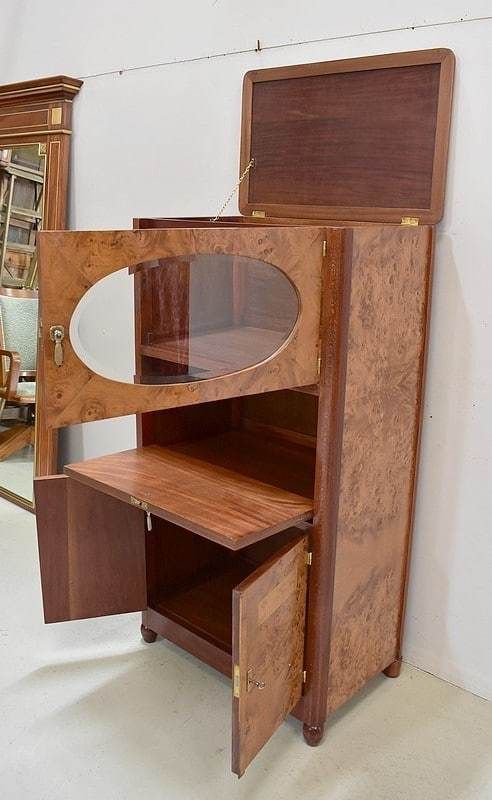 Art Deco Furniture In Thuya Burl Veneer   20th Century photo Furniture