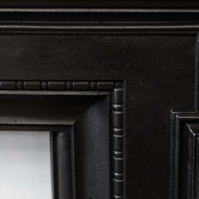 Antique Cast Iron Fireplace Surround photo vintage