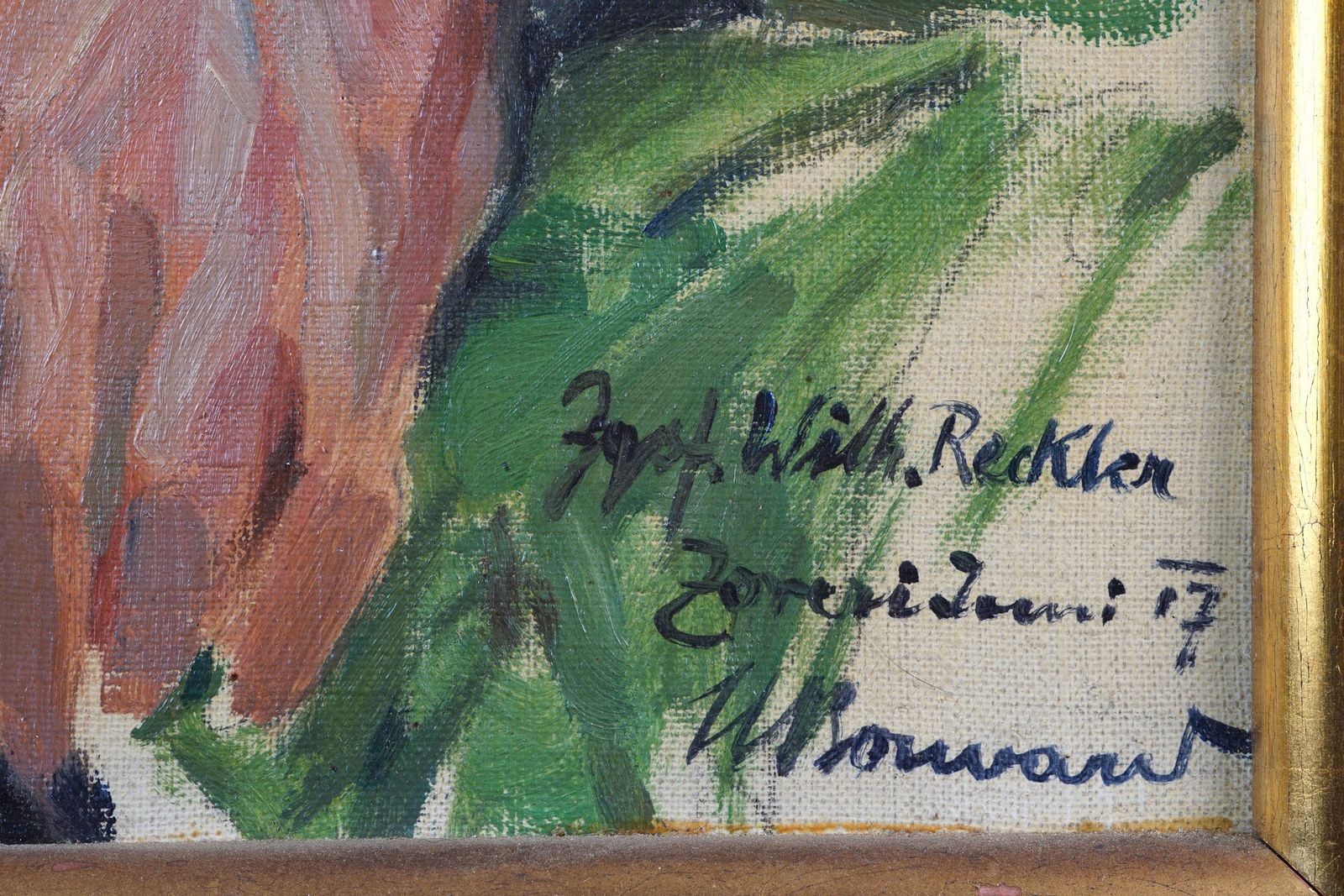 Hugo Von Bouvard, Portrait Of Wilhelm Reckler 1917 photo for sale